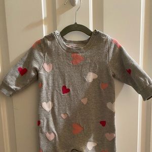 Gap grey sweater onesie